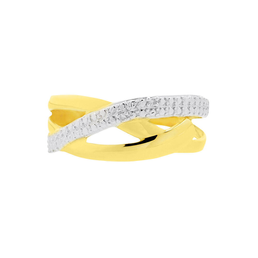 Bague Nuccia Or Bicolore Diamant - Bagues pierres précieuses Femme | Marc Orian