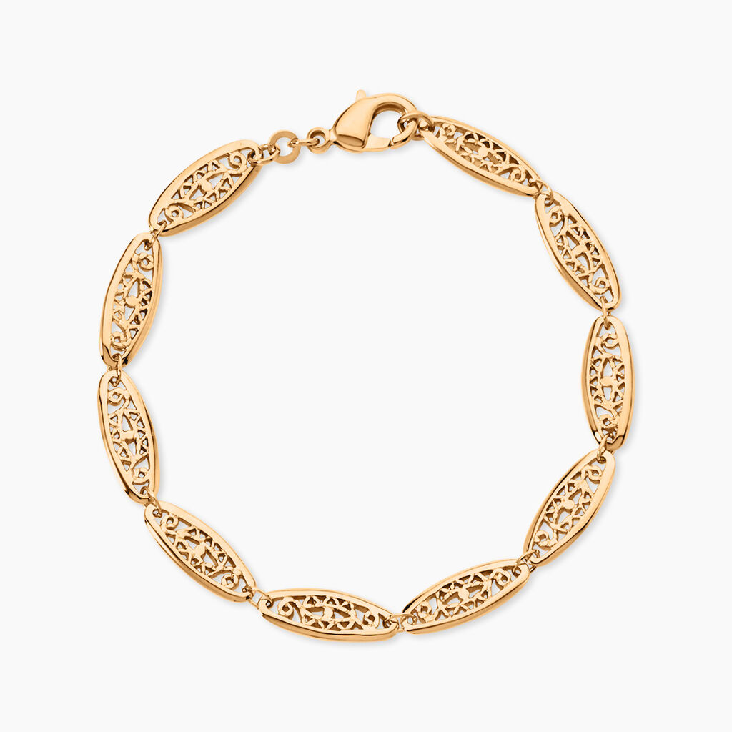 Bracelet Kathlyne Plaqu&eacute; Or Jaune - Bracelets mailles Femme | Marc Orian