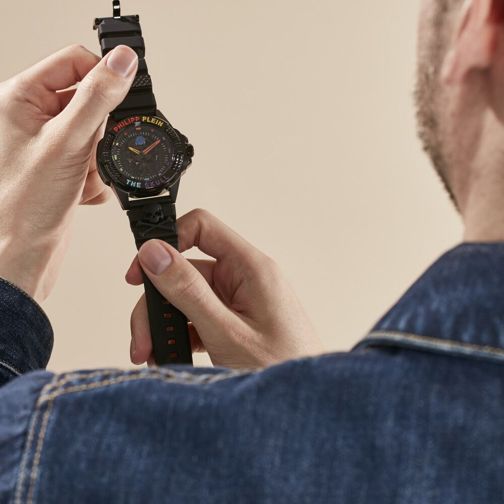 Montre Philipp Plein The $kull Noir - Montres étanches Homme | Marc Orian