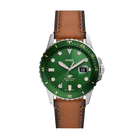 Montre Fossil Blue Vert - Montres sport Homme | Marc Orian