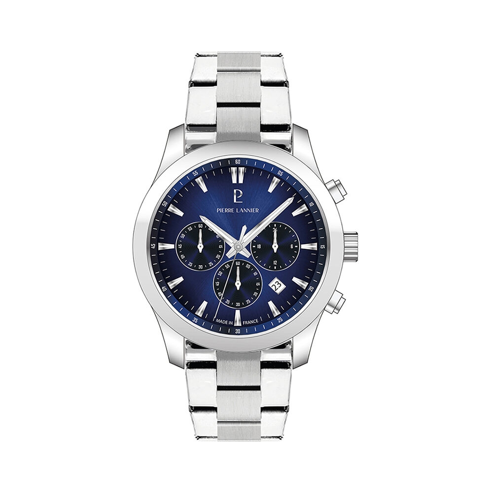 Montre Pierre Lannier Lannier Boulevard Bleu - Montres &eacute;tanches Homme | Marc Orian