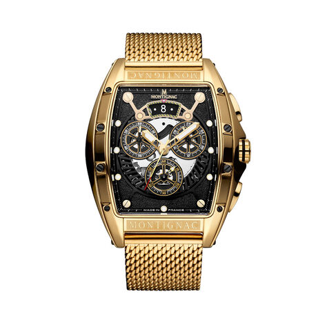 Montre Montignac Tonneau Noir - Nouveautés Homme | Marc Orian