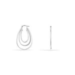 Cr&eacute;oles Aglae Acier Blanc - Cr&eacute;oles Femme | Marc Orian