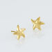 Boucles D'oreilles Puces Alphonsine Etoile De Mer Or Jaune - Puces Femme | Marc Orian