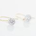 Boucles D'oreilles Pendantes Or Jaune Fidelia Cristal - Pendantes Femme | Marc Orian