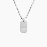 Colliers Phebus Him Acier Blanc - Colliers fantaisie Homme | Marc Orian