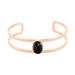 Bracelet Jonc Eline Acier Rose Pierre De Synthese - Bracelets joncs Femme | Marc Orian