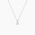 Collier Aphrodite Or Blanc Diamant Synthetique - Colliers avec pierres Femme | Marc Orian