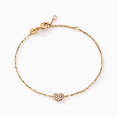Bracelet Plaqué Or Nafissa Oxydes De Zirconium - Bracelets chaînes  | Marc Orian