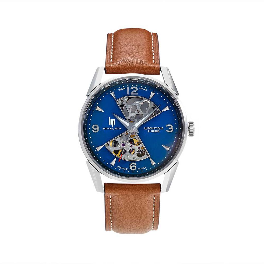 Montre Lip Himalaya Sablier 40 Bleu - Montres automatiques Homme | Marc Orian
