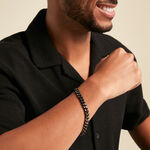 Bracelet Jourdan Ianthe Acier Argent&eacute; - Bracelets mailles Homme | Marc Orian