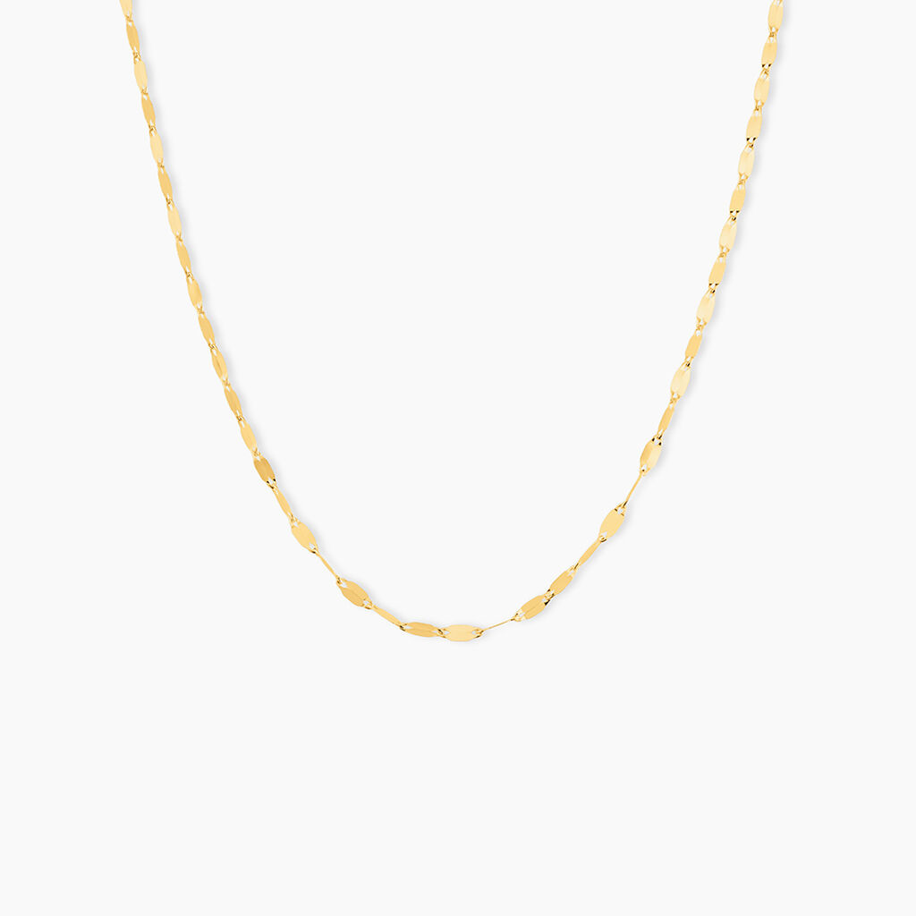 Cha&icirc;ne Camelie Maille Lumina Or Jaune - Chaines Femme | Marc Orian