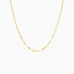 Cha&icirc;ne Camelie Maille Lumina Or Jaune - Chaines Femme | Marc Orian