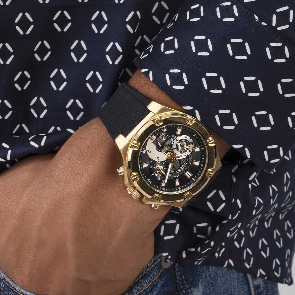 Montre Guess Third Gear Noir - Montres étanches Homme | Marc Orian
