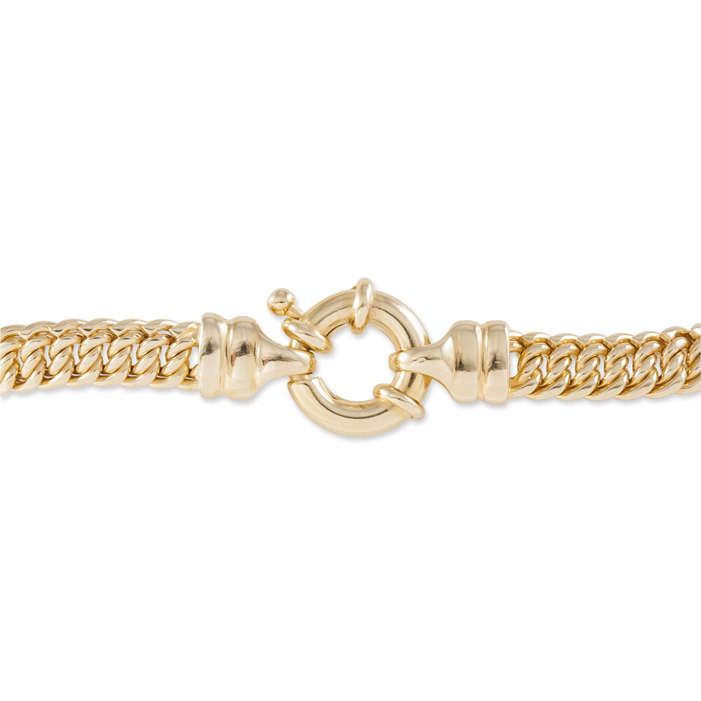 Bracelet Violette Plaqu&eacute; Or Jaune - Bracelets mailles Femme | Marc Orian