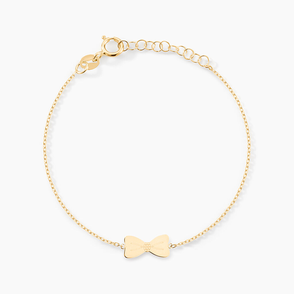 Bracelet Evonne Noeud Or Jaune - Bracelets cha&icirc;nes Enfant | Marc Orian