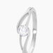 Bague Lysie Argent Blanc Oxyde De Zirconium - Solitaires Femme | Marc Orian