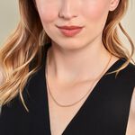 Collier Capucin Or Jaune Maille Marine Plate - Chaines Femme | Marc Orian