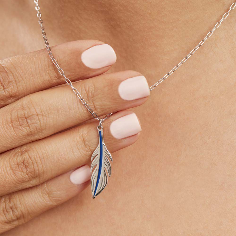 Collier Argent Blanc Stieg - Colliers Femme | Marc Orian