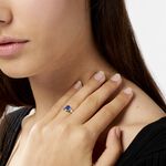 Bague Candice Or Blanc Saphir - Solitaires Femme | Marc Orian