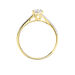Bague Sorley Or Jaune Oxyde De Zirconium - Solitaires Femme | Marc Orian