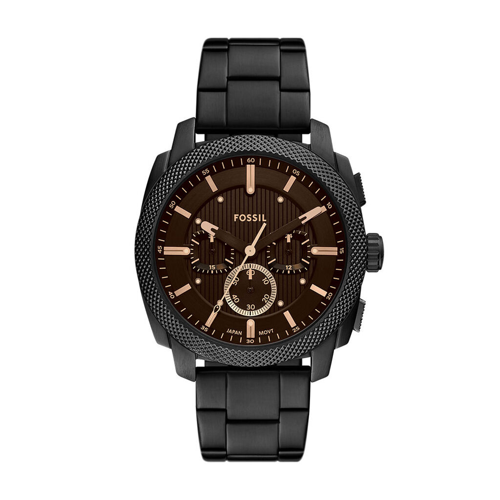 Montre Fossil Machine Noir - Montres étanches Homme | Marc Orian