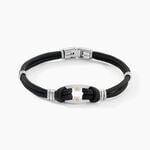 Bracelet Irenee Acier Blanc - Bracelets cordons Homme | Marc Orian
