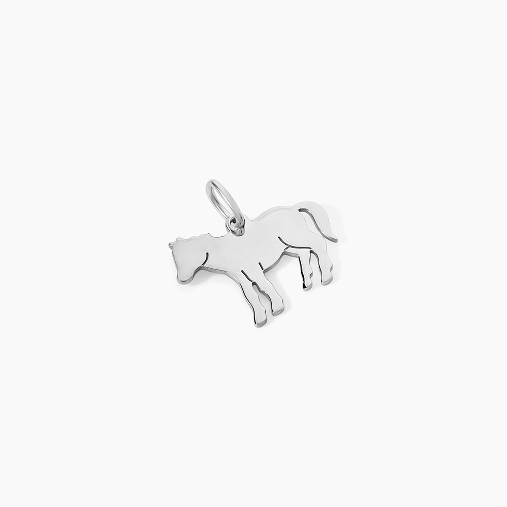 Pendentif Eitan Argent Blanc - Bijoux fantaisie Famille | Marc Orian