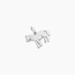 Pendentif Eitan Argent Blanc - Bijoux fantaisie Famille | Marc Orian