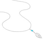 Collier Grethel Argent Blanc Turquoise - Colliers avec pierres Femme | Marc Orian