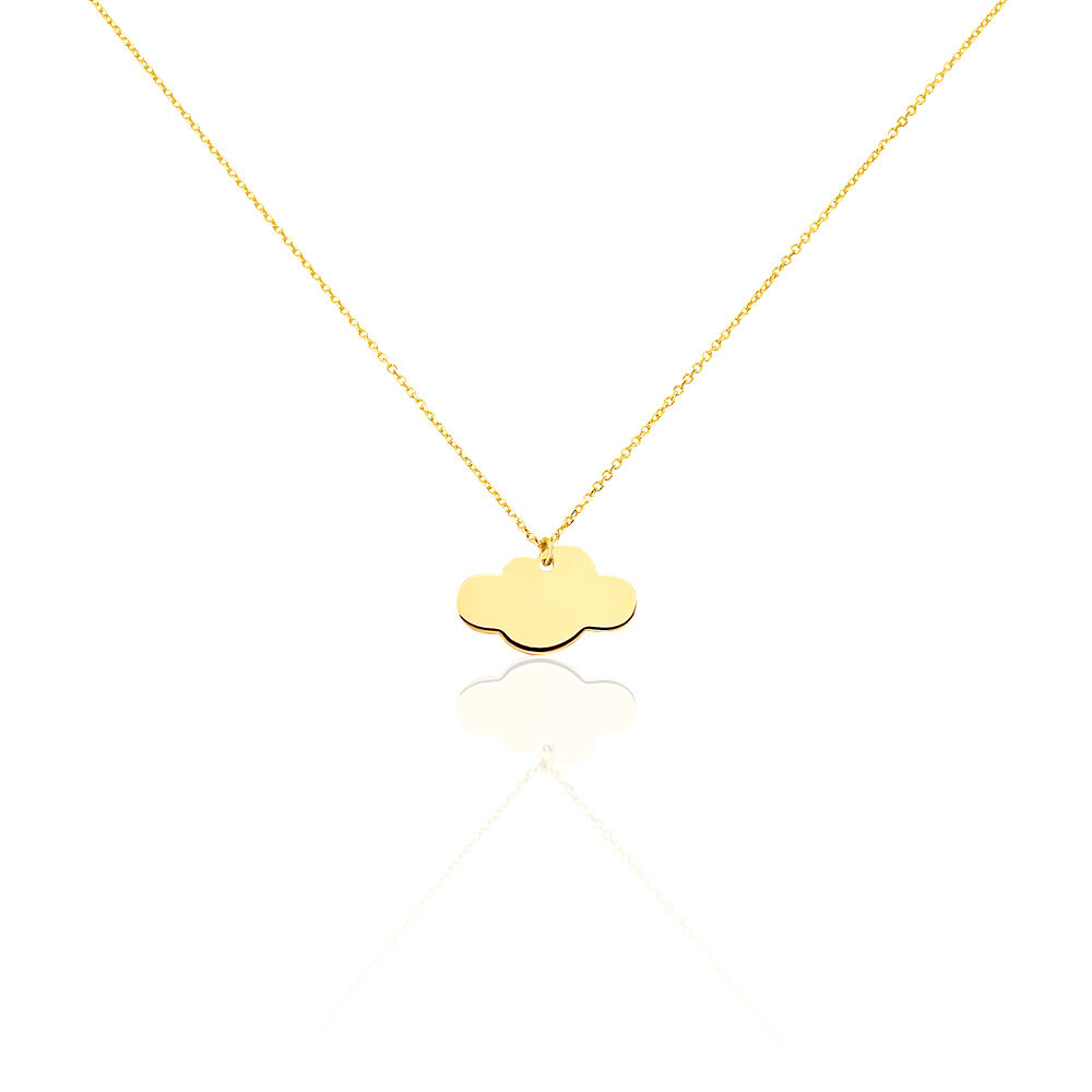 Collier Helenia Nuage Gravable Or Jaune - Colliers ete Enfant | Marc Orian