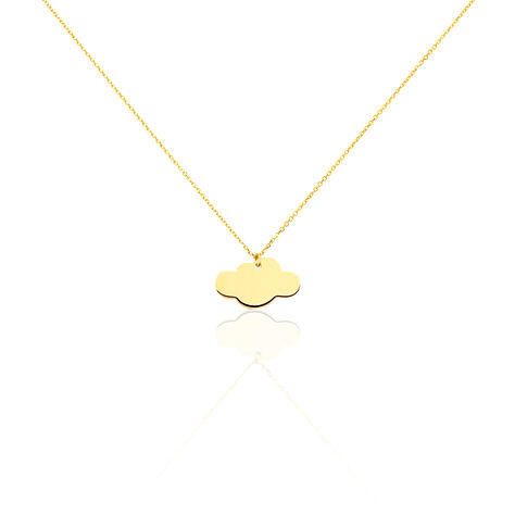 Collier Helenia Nuage Gravable Or Jaune - Colliers ete Enfant | Marc Orian