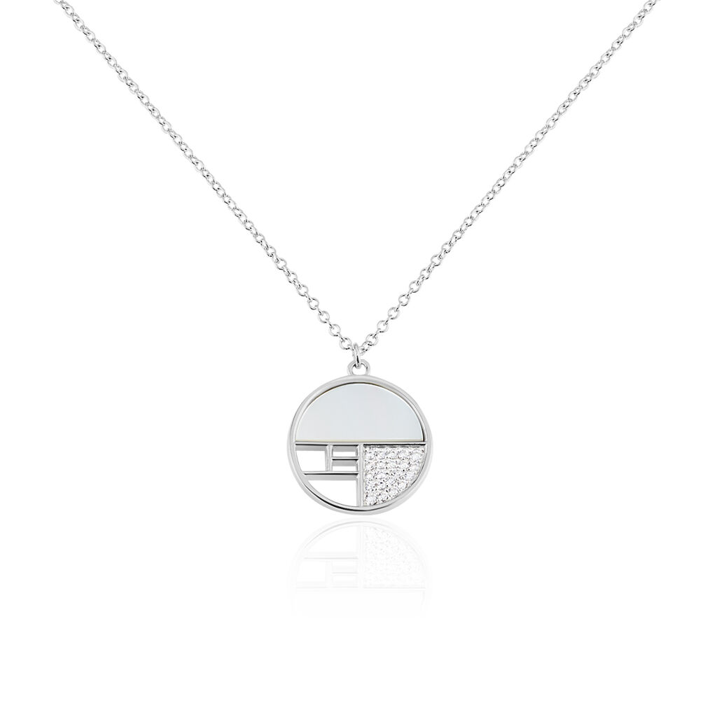 Collier Argent Gaillet Oxydes De Zirconium - Colliers avec pierres Femme | Marc Orian