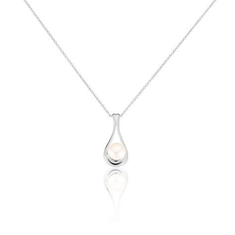 Collier Marjana Argent Blanc Perle D'imitation - Colliers Femme | Marc Orian