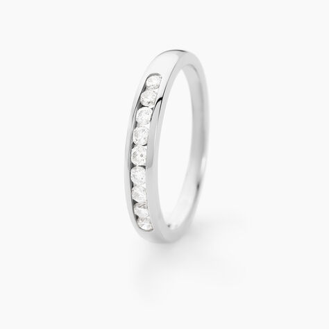 Alliance Giulia Or Blanc Diamant - Alliances duo Femme | Marc Orian