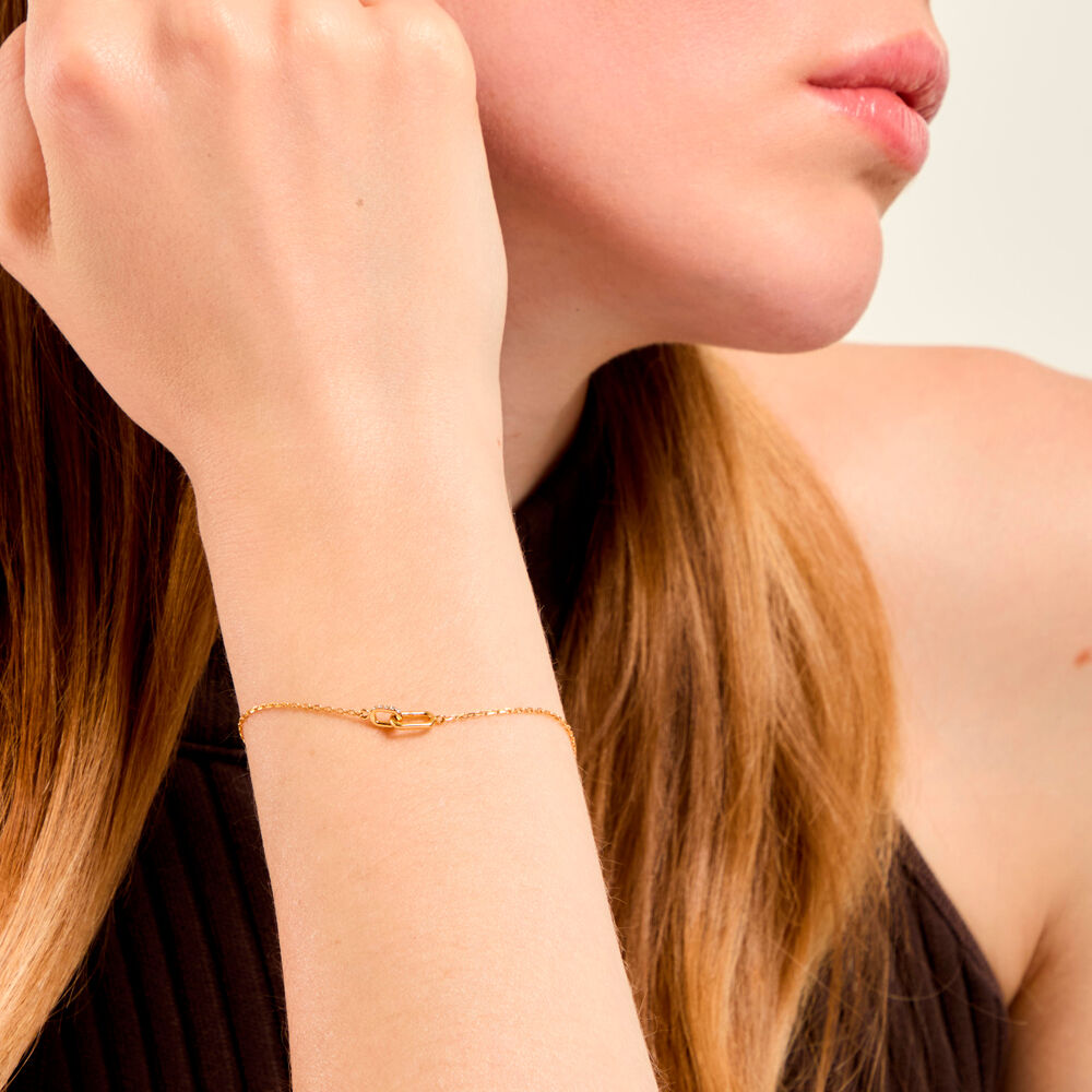 Bracelet Chrislene Plaqu&eacute; Or Jaune Oxyde De Zirconium - Bracelets fantaisie Femme | Marc Orian