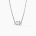 Collier Gal Argent Blanc Diamant Synthétique - Colliers avec pierres Femme | Marc Orian