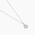 Collier Austen Argent Blanc Oxyde De Zirconium - Colliers avec pierres Femme | Marc Orian