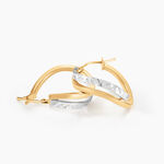 Cr&eacute;oles Hepsie Or Bicolore - Cr&eacute;oles Femme | Marc Orian