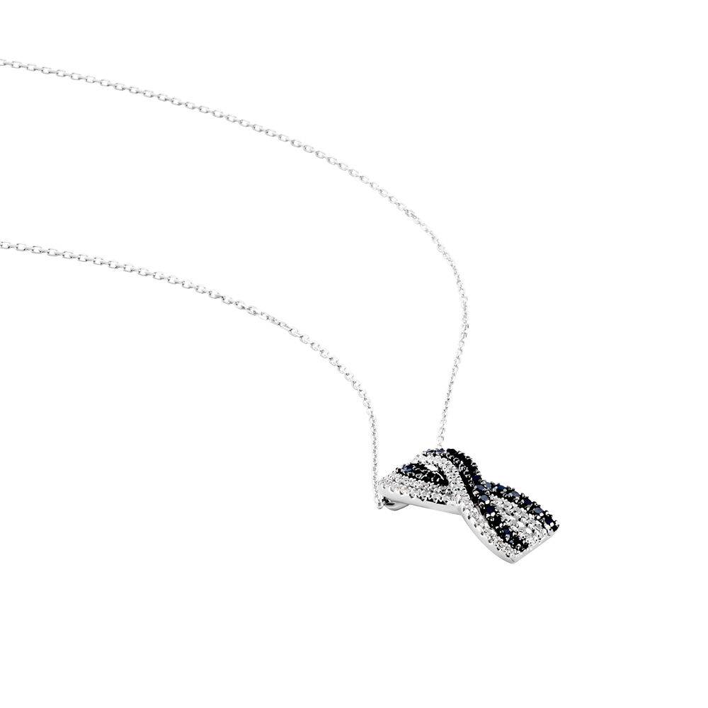 Collier Julianne Or Blanc Diamant - Colliers avec pierres Femme | Marc Orian