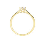 Bague Solitaire Athena Or Jaune Diamant - Parures de mariage Femme | Marc Orian