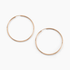 Créoles Valencina Or Rose - Boucles d'oreilles Créoles Femme | Marc Orian
