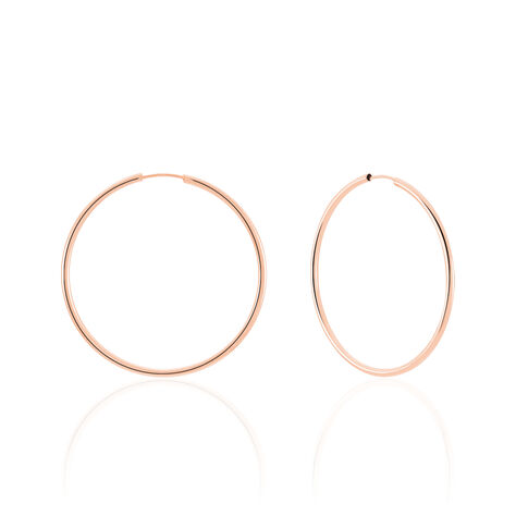 Créoles Valencina Or Rose - Boucles d'oreilles Créoles Femme | Marc Orian