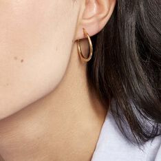 Créoles Verania Or Jaune - Boucles d'oreilles Créoles Femme | Marc Orian