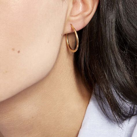 Créoles Verania Or Jaune - Boucles d'oreilles Créoles Femme | Marc Orian