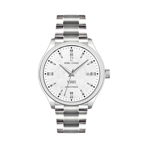Montre Pierre Lannier Lannier Velin Argent&eacute; - Montres automatiques Homme | Marc Orian