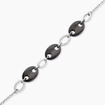 Bracelet Hattie Argent Blanc C&eacute;ramique Et Oxyde De Zirconium - Bracelets fantaisie Femme | Marc Orian