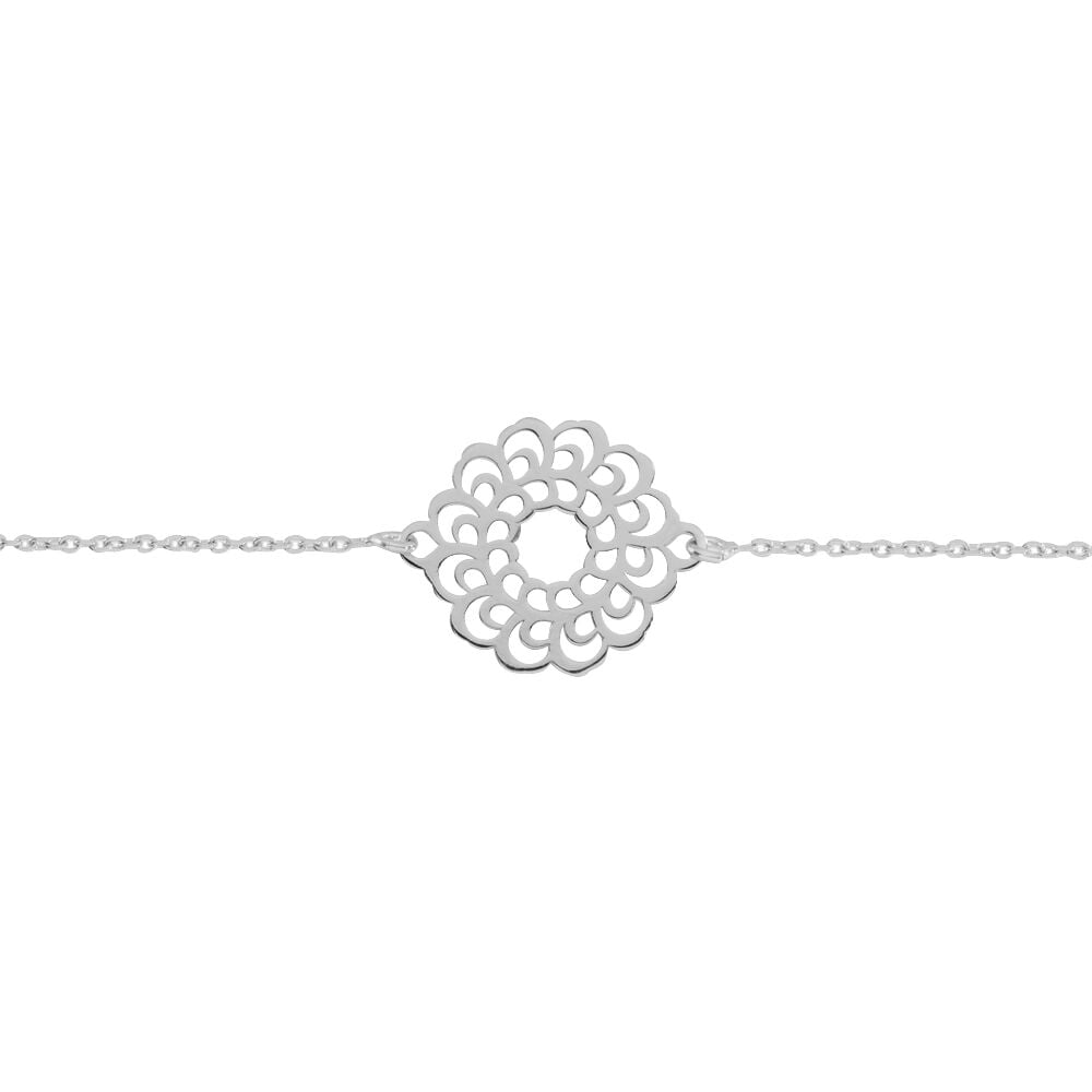 Bracelet Marva Argent Blanc - Bracelets chaînes Femme | Marc Orian