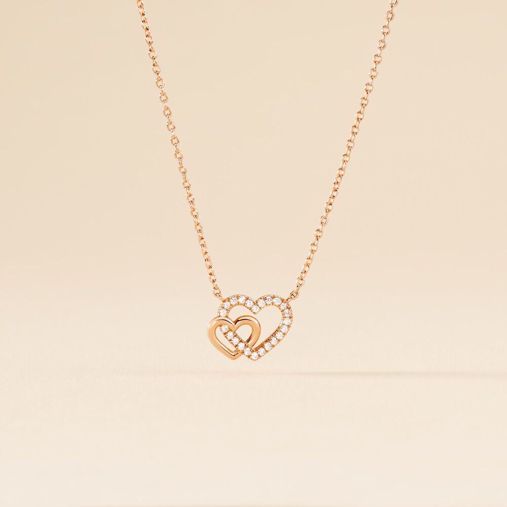 Collier Donatiane Argent Rose Oxyde De Zirconium - Colliers avec pierres Femme | Marc Orian