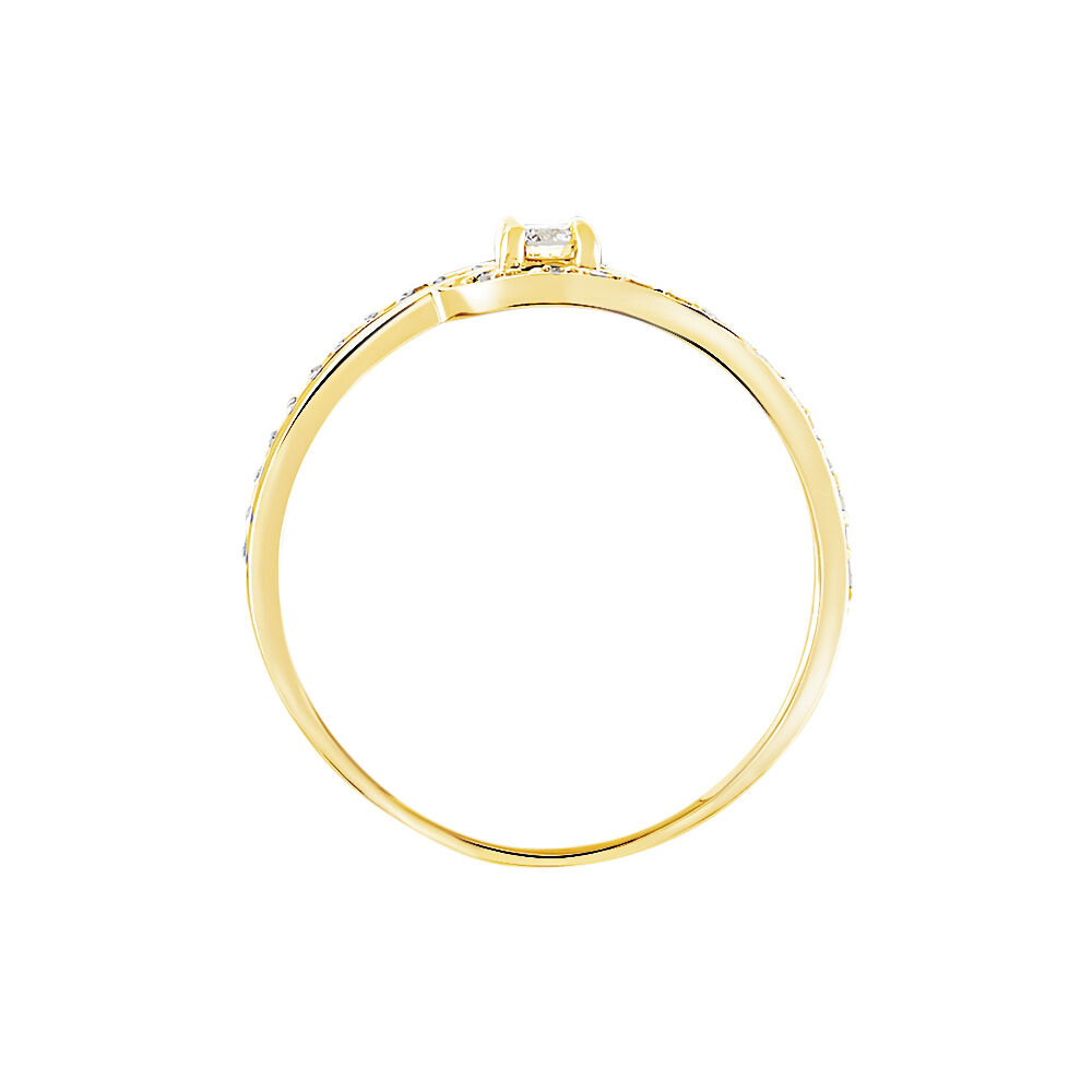 Bague Solitaire Vassilissa Or Jaune Diamant - Parures de mariage Femme | Marc Orian